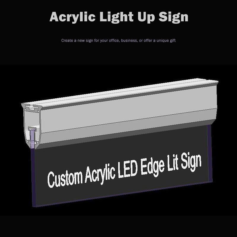 acrylic led sign board